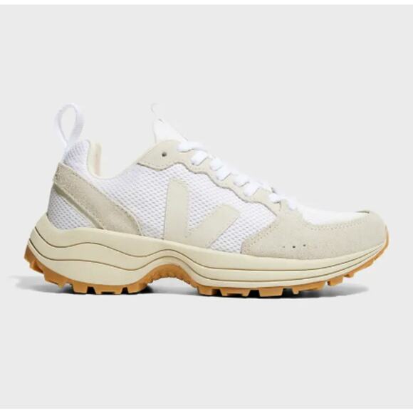 Venturi Bicolor Suede Running Sneakers Women's 9 White Natural Trainers - Picture 1 of 12